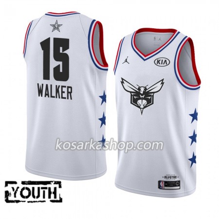 Dres Charlotte Hornets Kemba Walker 15 2019 All-Star Jordan Brand Bijela Swingman - Dječji